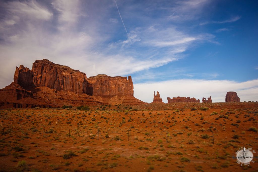 Le rouge de la terre et le bleu du ciel... ça en jette non ?