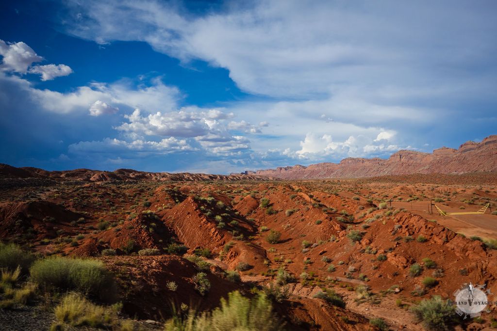 Perdus au milieu du désert.