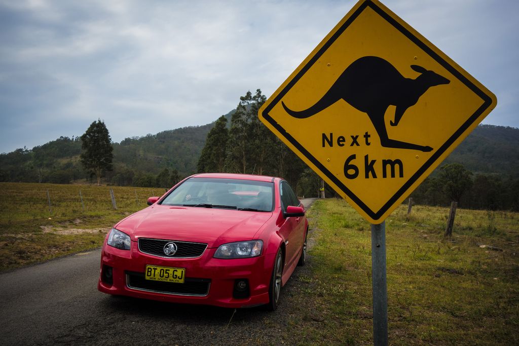Nous avons loué une Holden, marque australienne. Nous avons loué une Holden, marque australienne.