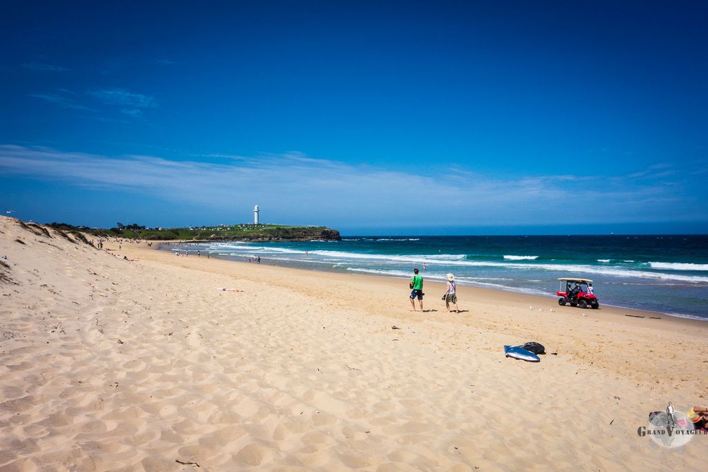 La plage de Wollongong. La plage de Wollongong.