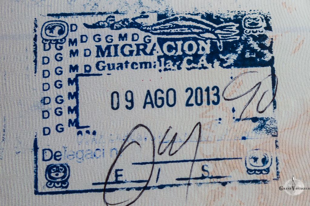 Le tampon du Guatemala, l'est beau. Le tampon du Guatemala, l'est beau.
