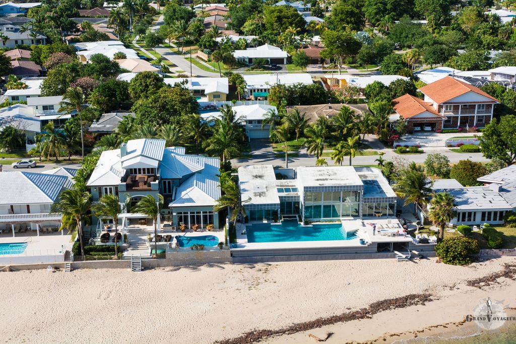 Pas mal ces villas bordant le port de Fort Lauderdale. Faut juste pas avoir de problème avec sa vie privée.