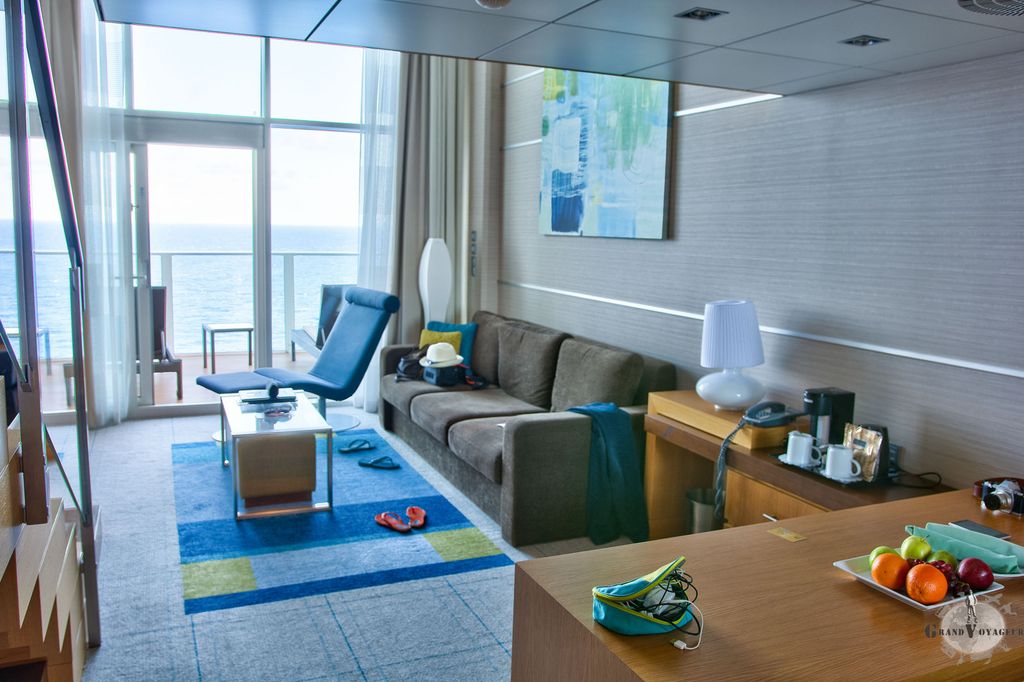 Prise de possession de notre cabine. Mais où c'est-y qu'on dort ?