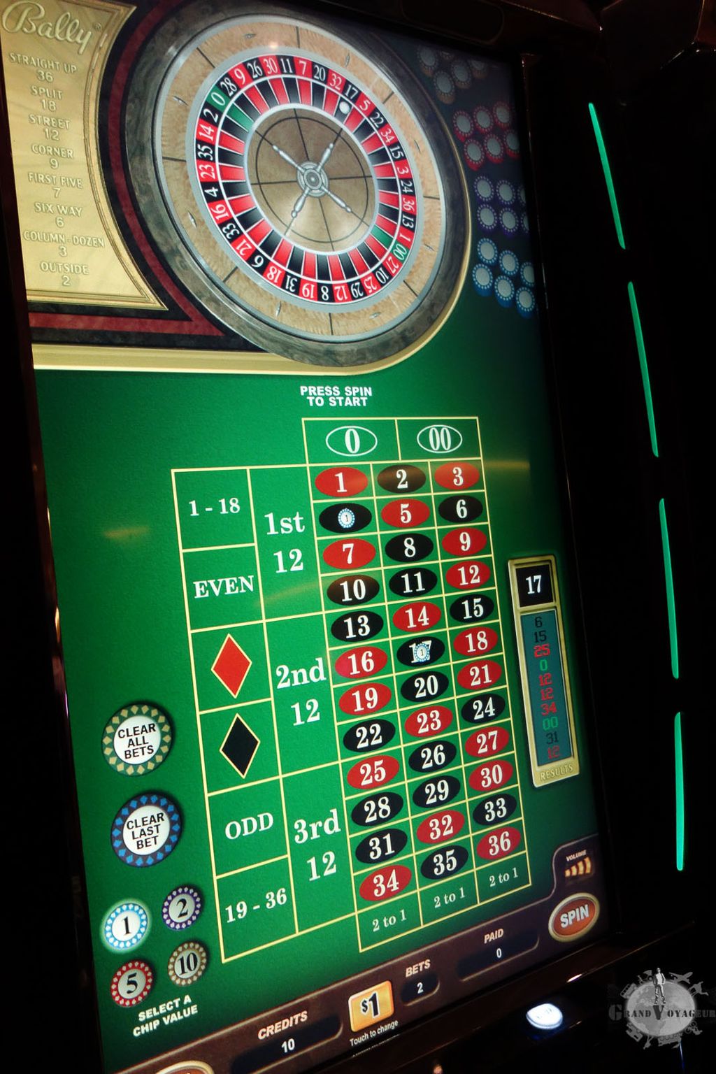 Nos mises sont tellement ridicules qu'on ne peut se permettre que de jouer à la roulette électronique. La vraie roulette c'est pour les grands. Nos mises sont tellement ridicules qu'on ne peut se permettre que de jouer à la roulette électronique. La vraie roulette c'est pour les grands.