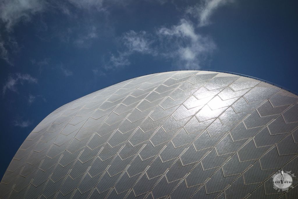 L'opéra de Sydney et sa surface alvéolée. L'opéra de Sydney et sa surface alvéolée.